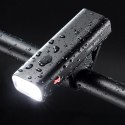 Lampka rowerowa przednia Rockbros 24710012001 800 lm + kabel USB-C - USB-A - czarna