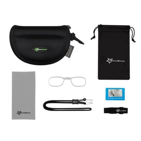 Okulary rowerowe Rockbros 10141 fotochromowe UV400 - czerwone Okulary rowerowe Rockbros 10141 fotochromowe UV400 - czerwone