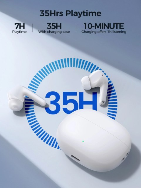 Słuchawki bezprzewodowe TWS Joyroom Funpods Series JR-FB3 Bluetooth 5.3 - białe Słuchawki bezprzewodowe TWS Joyroom Funpods Series JR-FB3 Bluetooth 5.3 - białe