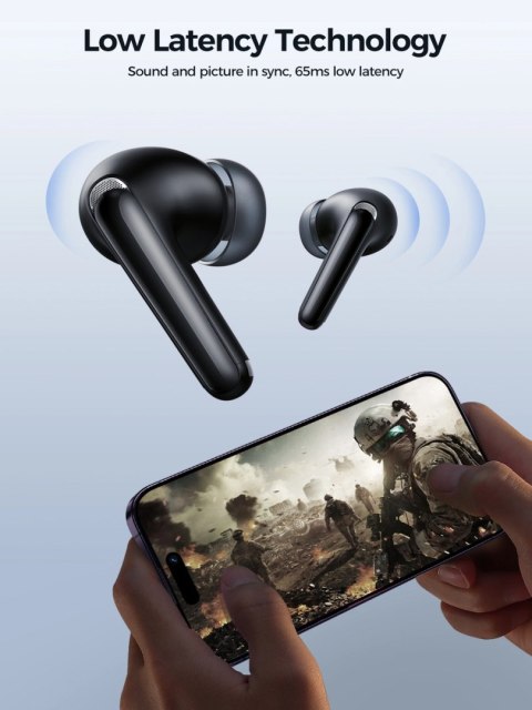 Słuchawki bezprzewodowe TWS Joyroom Funpods Series JR-FB3 Bluetooth 5.3 - czarne Słuchawki bezprzewodowe TWS Joyroom Funpods Series JR-FB3 Bluetooth 5.3 - czarne