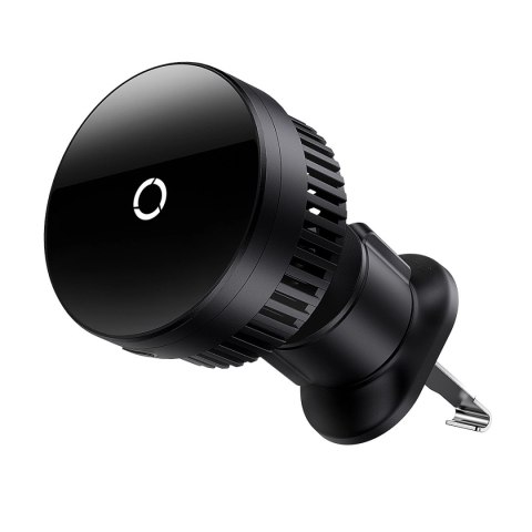 Uchwyt samochodowy Baseus MagPro Series z ładowarką indukcyjną 15W na kratkę nawiewu - czarny Uchwyt samochodowy Baseus MagPro Series z ładowarką indukcyjną 15W na kratkę nawiewu - czarny