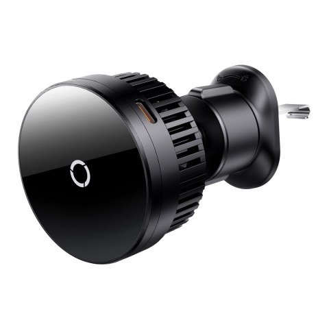 Uchwyt samochodowy Baseus MagPro Series z ładowarką indukcyjną 15W na kratkę nawiewu - czarny Uchwyt samochodowy Baseus MagPro Series z ładowarką indukcyjną 15W na kratkę nawiewu - czarny