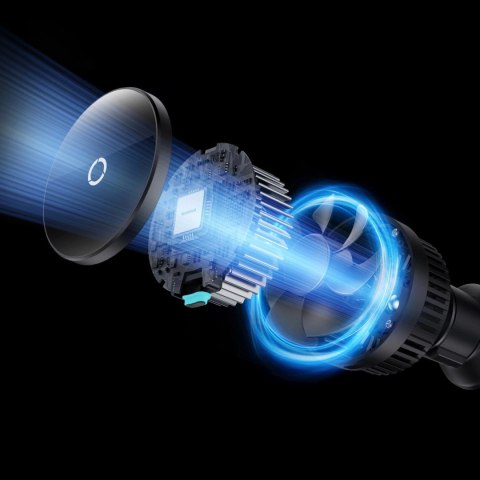 Uchwyt samochodowy Baseus MagPro Series z ładowarką indukcyjną 15W na kratkę nawiewu - czarny Uchwyt samochodowy Baseus MagPro Series z ładowarką indukcyjną 15W na kratkę nawiewu - czarny