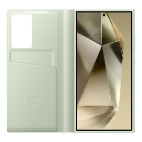Etui Samsung Smart View Wallet EF-ZS928CGEGWW z klapką do Samsung Galaxy S24 Ultra - jasnozielone Etui Samsung Smart View Wallet EF-ZS928CGEGWW z klapką do Samsung Galaxy S24 Ultra - jasnozielone