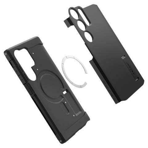 Etui Spigen Tough Armor MagSafe na Samsung Galaxy S24 Ultra - czarne Etui Spigen Tough Armor MagSafe na Samsung Galaxy S24 Ultra - czarne