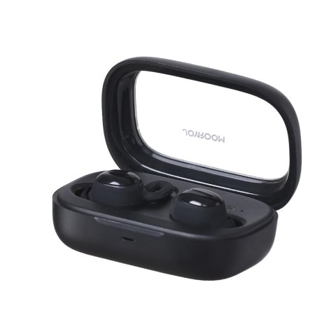 Słuchawki bezprzewodowe TWS Joyroom JR-TS1 Cozydots Series z Bluetooth 5.3, tłumieniem hałasu - czarne Słuchawki bezprzewodowe TWS Joyroom JR-TS1 Cozydots Series z Bluetooth 5.3, tłumieniem hałasu - czarne