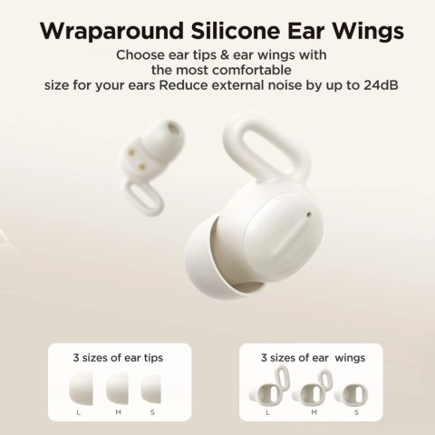 Słuchawki bezprzewodowe TWS Joyroom JR-TS1 Cozydots Series z Bluetooth 5.3, tłumieniem hałasu - czarne Słuchawki bezprzewodowe TWS Joyroom JR-TS1 Cozydots Series z Bluetooth 5.3, tłumieniem hałasu - czarne