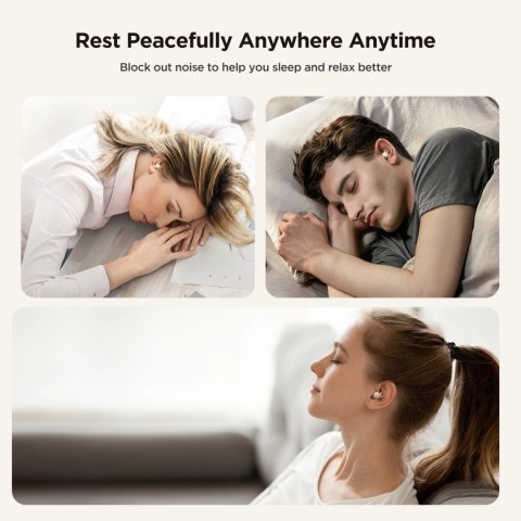 Słuchawki bezprzewodowe TWS Joyroom JR-TS1 Cozydots Series z Bluetooth 5.3, tłumieniem hałasu - czarne Słuchawki bezprzewodowe TWS Joyroom JR-TS1 Cozydots Series z Bluetooth 5.3, tłumieniem hałasu - czarne