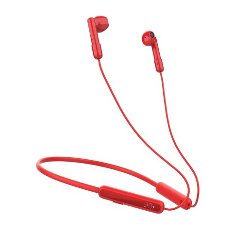 Sportowe słuchawki bezprzewodowe typu neckband Joyroom JR-DS1 - czerwone Sportowe słuchawki bezprzewodowe typu neckband Joyroom JR-DS1 - czerwone
