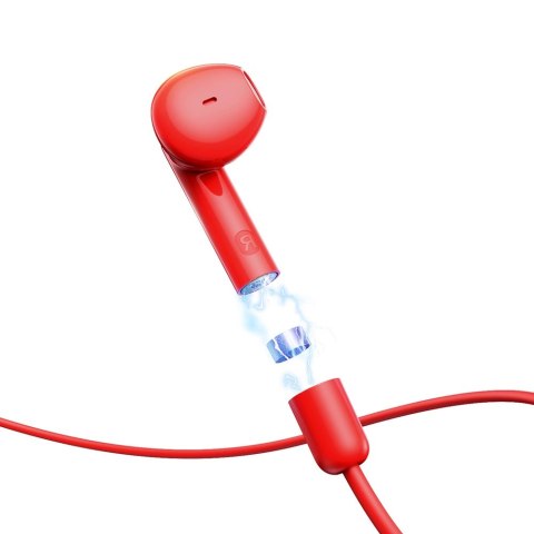 Sportowe słuchawki bezprzewodowe typu neckband Joyroom JR-DS1 - czerwone Sportowe słuchawki bezprzewodowe typu neckband Joyroom JR-DS1 - czerwone