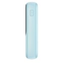 Baseus Qpow powerbank 10000mAh wbudowany kabel USB Typu C 22.5W Quick Charge SCP AFC FCP niebieski (PPQD020103)