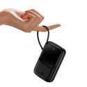 Baseus Qpow powerbank 10000mAh wbudowany kabel USB Typu C 22.5W Quick Charge SCP AFC FCP niebieski (PPQD020103)