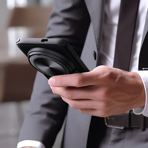 Etui Nillkin CamShield Prop Leather Magnetic Case na Xiaomi 14 Ultra - czarne Etui Nillkin CamShield Prop Leather Magnetic Case na Xiaomi 14 Ultra - czarne