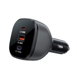 Ładowarka Acefast B14 samochodowa 165W 2x USB-C 1x USB-A - czarna
