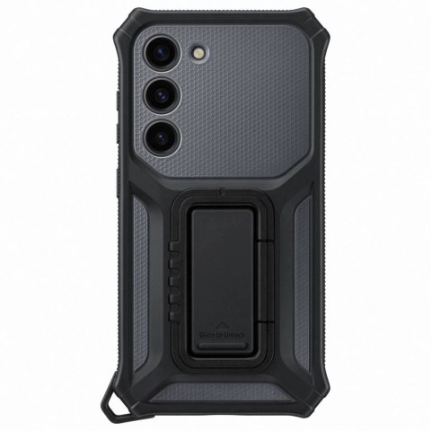 Samsung Rugged Gadget Case etui Samsung Galaxy S23 pancerny pokrowiec ring holder podstawka szare (EF-RS911CBEGWW) Samsung Rugged Gadget Case etui Samsung Galaxy S23 pancerny pokrowiec ring holder podstawka szare (EF-RS911CBEGWW)