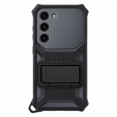 Samsung Rugged Gadget Case etui Samsung Galaxy S23 pancerny pokrowiec ring holder podstawka szare (EF-RS911CBEGWW) Samsung Rugged Gadget Case etui Samsung Galaxy S23 pancerny pokrowiec ring holder podstawka szare (EF-RS911CBEGWW)