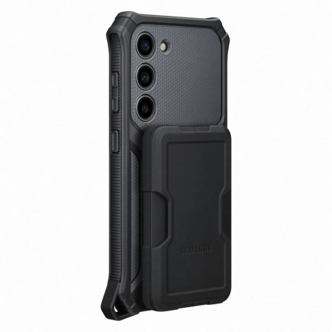 Samsung Rugged Gadget Case etui Samsung Galaxy S23 pancerny pokrowiec ring holder podstawka szare (EF-RS911CBEGWW) Samsung Rugged Gadget Case etui Samsung Galaxy S23 pancerny pokrowiec ring holder podstawka szare (EF-RS911CBEGWW)