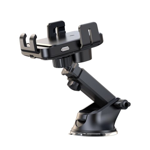 Uchwyt Joyroom JR-ZS219 elektryczny z ładowarką indukcyjną 15W na deskę rozdzielczą - czarny Uchwyt Joyroom JR-ZS219 elektryczny z ładowarką indukcyjną 15W na deskę rozdzielczą - czarny