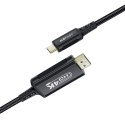 Kabel Acefast C1 wideo USB-C / HDMI 4K 60Hz HDR 1.8m - czarny