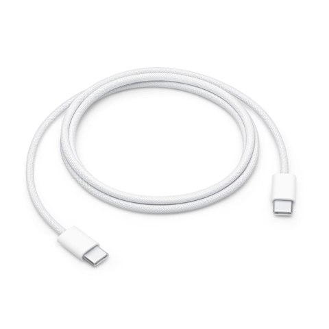 Kabel USB-C - USB-C Apple MQKJ3ZM/A 60W 1m - biały Kabel USB-C - USB-C Apple MQKJ3ZM/A 60W 1m - biały