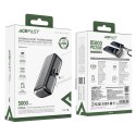 Powerbank Acefast M9 5000mAh USB-C (męski) / USB-C (żeński) PD 20W - czarny