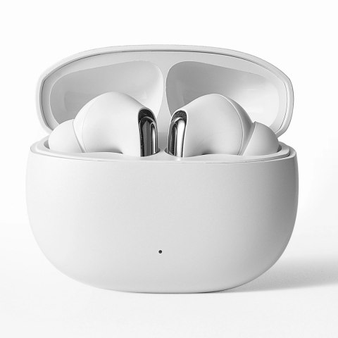 Słuchawki Joyroom Funpods JR-FN1 bezprzewodowe douszne TWS Bluetooth 5.4 ANC ENC - białe Słuchawki Joyroom Funpods JR-FN1 bezprzewodowe douszne TWS Bluetooth 5.4 ANC ENC - białe
