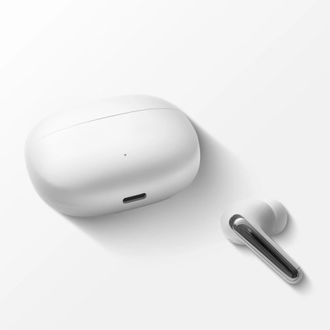 Słuchawki Joyroom Funpods JR-FN1 bezprzewodowe douszne TWS Bluetooth 5.4 ANC ENC - białe Słuchawki Joyroom Funpods JR-FN1 bezprzewodowe douszne TWS Bluetooth 5.4 ANC ENC - białe