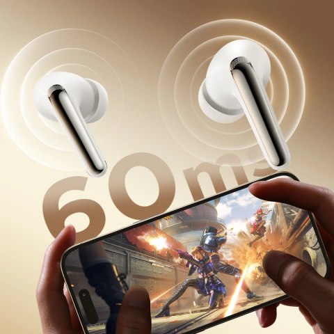 Słuchawki Joyroom Funpods JR-FN1 bezprzewodowe douszne TWS Bluetooth 5.4 ANC ENC - białe Słuchawki Joyroom Funpods JR-FN1 bezprzewodowe douszne TWS Bluetooth 5.4 ANC ENC - białe