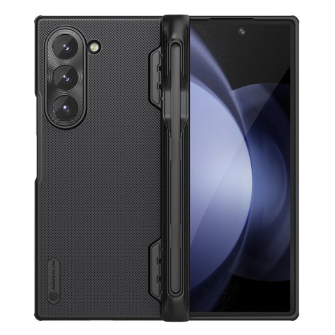 Etui Nillkin Super Frosted Shield Fold na Samsung Galaxy Z Fold 6 5G z uchwytem na rysik - czarne Etui Nillkin Super Frosted Shield Fold na Samsung Galaxy Z Fold 6 5G z uchwytem na rysik - czarne