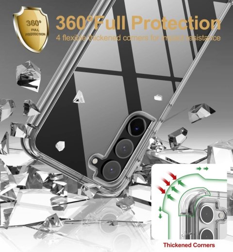 Etui Tech-Protect Kevlar na Samsung Galaxy S23+ - przezroczyste Etui Tech-Protect Kevlar na Samsung Galaxy S23+ - przezroczyste