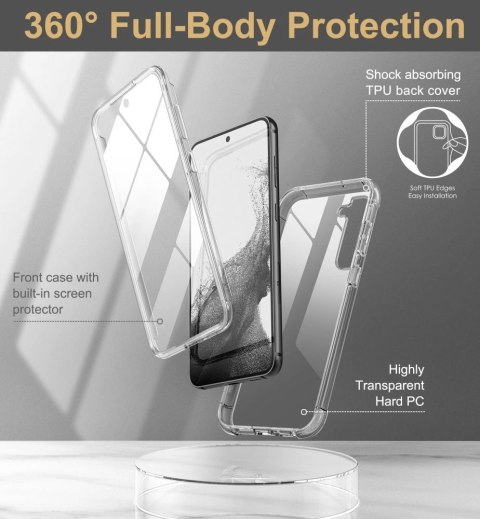Etui Tech-Protect Kevlar na Samsung Galaxy S23+ - przezroczyste Etui Tech-Protect Kevlar na Samsung Galaxy S23+ - przezroczyste