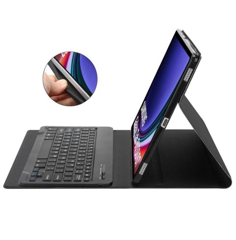 Etui Tech-Protect SC Pen + Keyboard z klawiaturą na Samsung Galaxy Tab S9 FE 10.9" X510 / X516B - czarne Etui Tech-Protect SC Pen + Keyboard z klawiaturą na Samsung Galaxy Tab S9 FE 10.9" X510 / X516B - czarne
