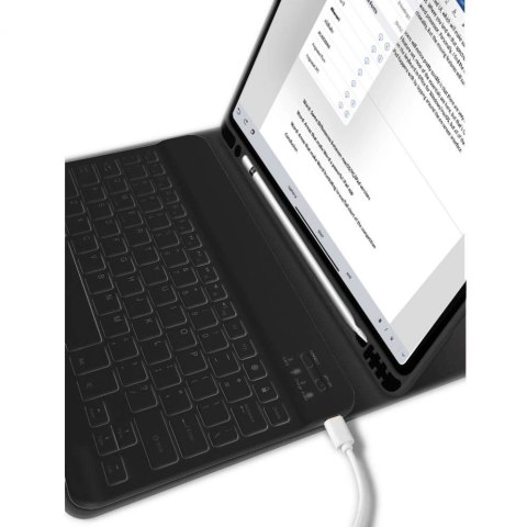 Etui Tech-Protect SC Pen + Keyboard z klawiaturą na iPad 10.9" 2022 - czarne Etui Tech-Protect SC Pen + Keyboard z klawiaturą na iPad 10.9" 2022 - czarne