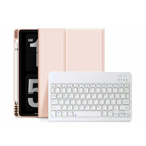 Etui Tech-Protect SC Pen + Keyboard z klawiaturą na iPad 10.9" 2022 - różowe Etui Tech-Protect SC Pen + Keyboard z klawiaturą na iPad 10.9" 2022 - różowe