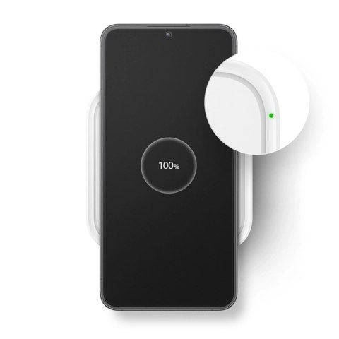 Ładowarka Samsung Wireless Charger Pad EP-P2400TWEGEU indukcyjna 15W + ładowarka sieciowa + kabel USB-C - biała Ładowarka Samsung Wireless Charger Pad EP-P2400TWEGEU indukcyjna 15W + ładowarka sieciowa + kabel USB-C - biała