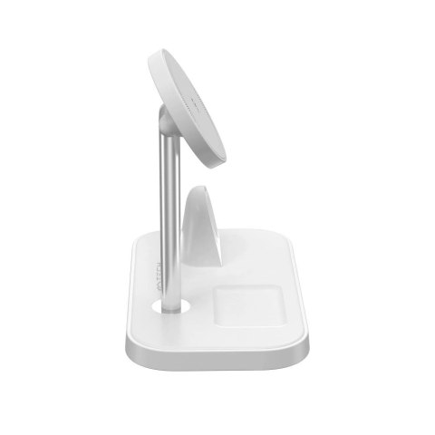 Ładowarka Tech-Protect QI15W-A22 indukcyjna MagSafe ze stojakiem 3w1 MagSafe na smartfon / Apple Watch / AirPods - biała Ładowarka Tech-Protect QI15W-A22 indukcyjna MagSafe ze stojakiem 3w1 MagSafe na smartfon / Apple Watch / AirPods - biała