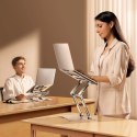 Podstawka pod laptopa, tablet Wozinsky WRS-CPY75DSS aluminiowa + Gratis! podstawka do smartfona - srebrna