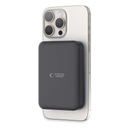 Powerbank Tech-Protect LifeMag PB11 z MagSafe 10000mAh 15W port USB-C - czarny + kabel USB-C