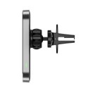 Uchwyt Tech-Protect CW19 samochodowy magnetyczny MagSafe z ładowarką indukcyjną 15W na kratkę wentylacji - czarny