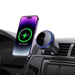 Uchwyt Tech-Protect MM15W-V4 samochodowy na telefon z ładowarką indukcyjną MagSafe 15W na kratkę nawiewu - czarna
