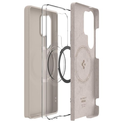 Etui Spigen Silicone Fit Mag na Samsung Galaxy S25Ultra - tytanowy Etui Spigen Silicone Fit Mag na Samsung Galaxy S25Ultra - tytanowy