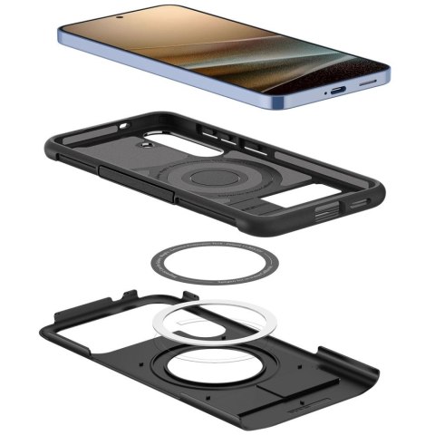 Etui Spigen Slim Armor na Samsung Galaxy S25+ - czarne Etui Spigen Slim Armor na Samsung Galaxy S25+ - czarne