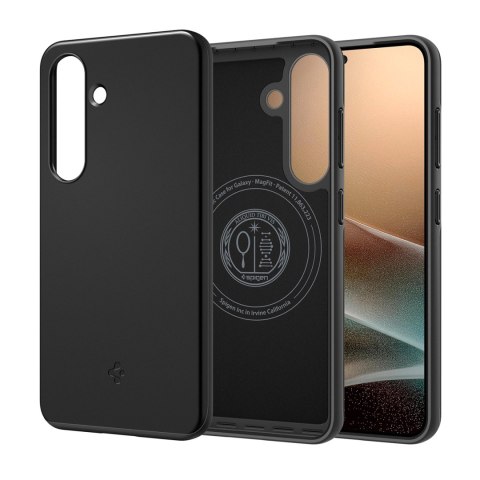 Etui Spigen Thin Fit Mag na Samsung Galaxy S25 - czarne Etui Spigen Thin Fit Mag na Samsung Galaxy S25 - czarne