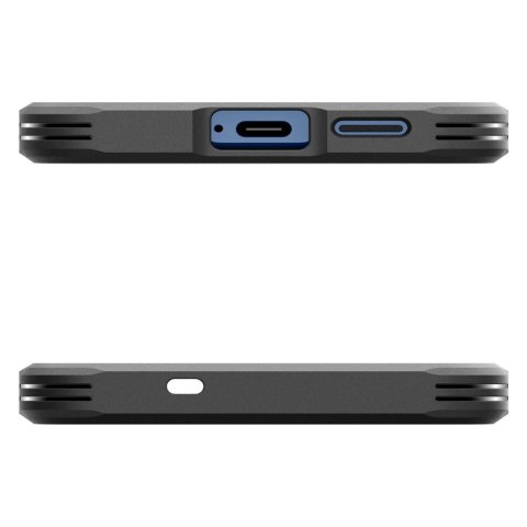 Etui Spigen Tough Armor MagSafe na Samsung Galaxy S25 - czarne Etui Spigen Tough Armor MagSafe na Samsung Galaxy S25 - czarne