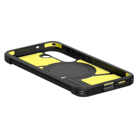 Etui Spigen Tough Armor MagSafe na Samsung Galaxy S25 - czarne Etui Spigen Tough Armor MagSafe na Samsung Galaxy S25 - czarne
