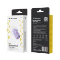 Mini powerbank Wozinsky WF16-YCS 5000mAh 15W USB-C z wbudowanym kablem USB-C i ładowarką do Apple Watch - fioletowy