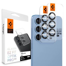 Osłona aparatu Spigen Optik Pro GLAS.TR EZ FIT 2-pack na Samsung Galaxy S25 - czarna
