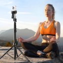 Selfie stick Ugreen LP680 ze stojakiem i pilotem Bluetooth 1.8m - czarny