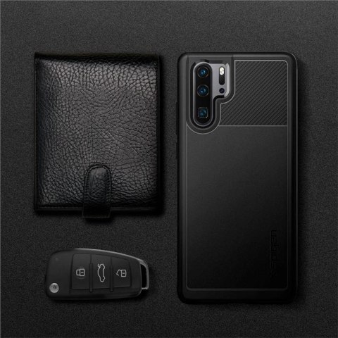 Etui Spigen Rugged Armor na Huawei P30 Pro - czarne Etui Spigen Rugged Armor na Huawei P30 Pro - czarne