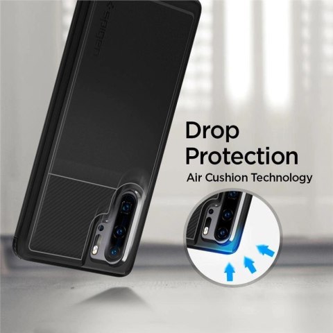 Etui Spigen Rugged Armor na Huawei P30 Pro - czarne Etui Spigen Rugged Armor na Huawei P30 Pro - czarne